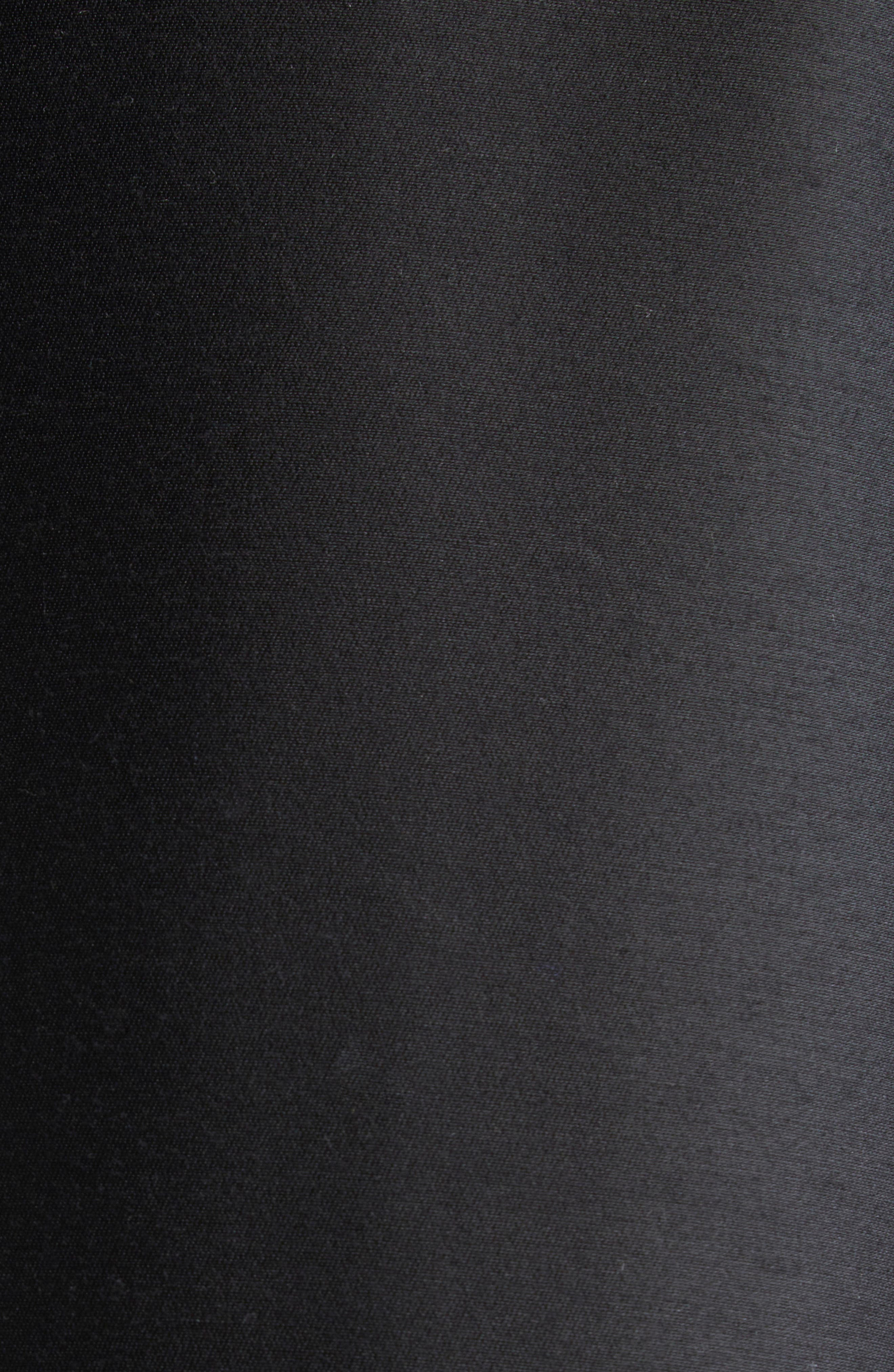 Zimmermann Hypnotic Bow Drop Waist Wool & Silk Minidress in Black at Nordstrom - 5