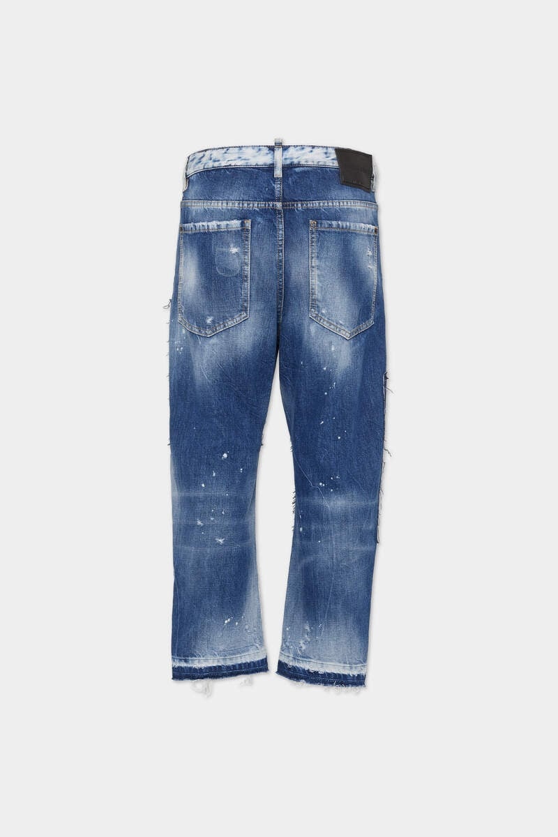 RIPPED WASH COMBAT JEANS - 2