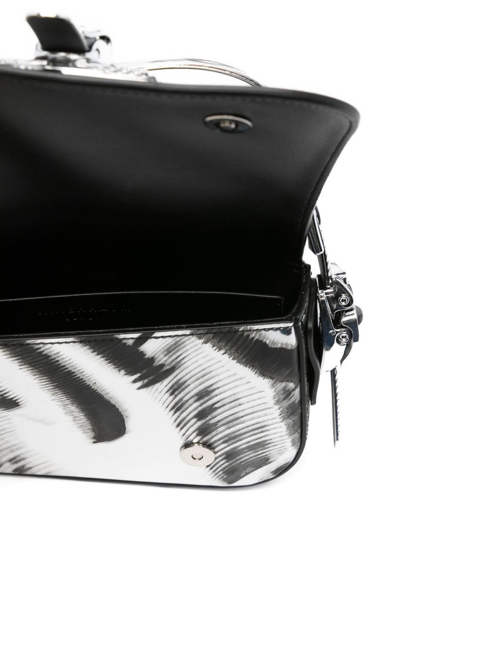 metallic-buckle patterned tote bag - 5