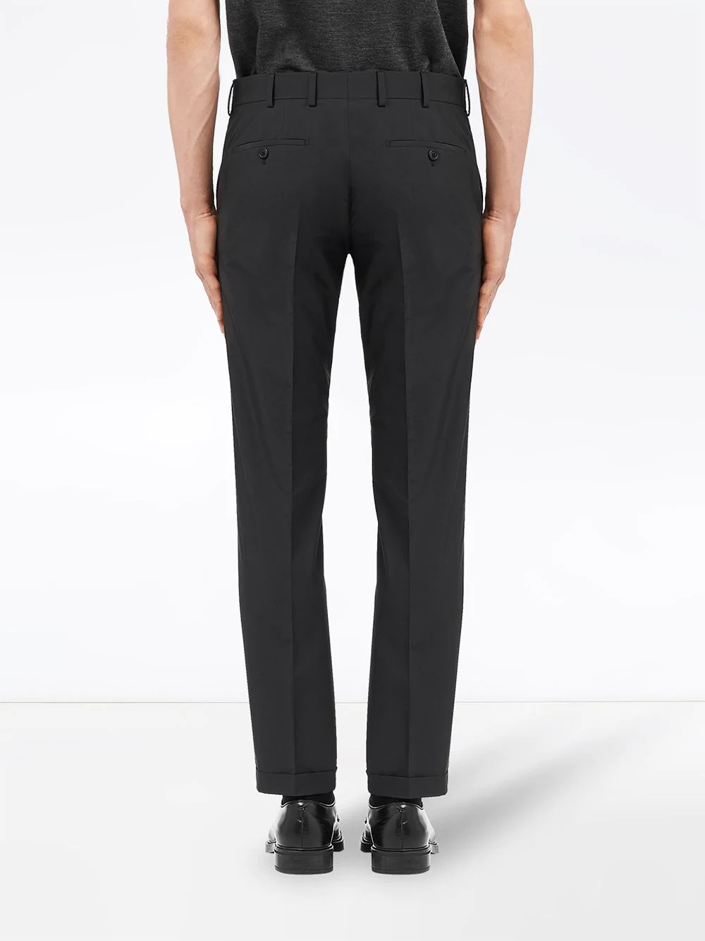 slim-fit chino trousers - 4