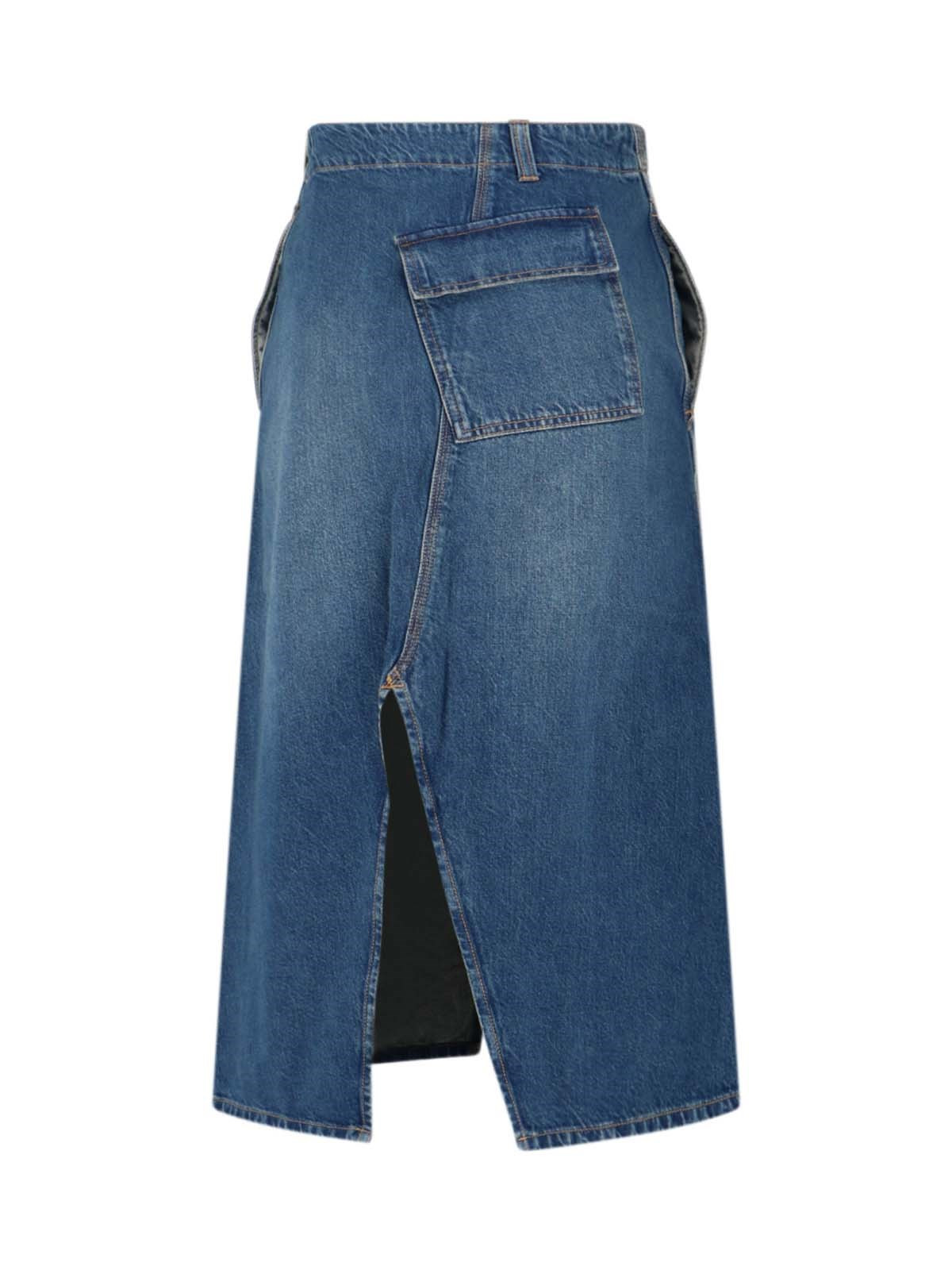 DENIM MIDI SKIRT - 2