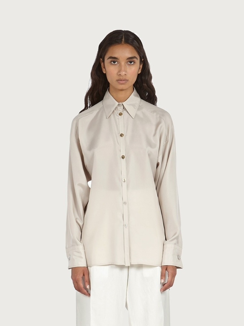 FERRAGAMO TECHNICAL SILK SHIRT outlook