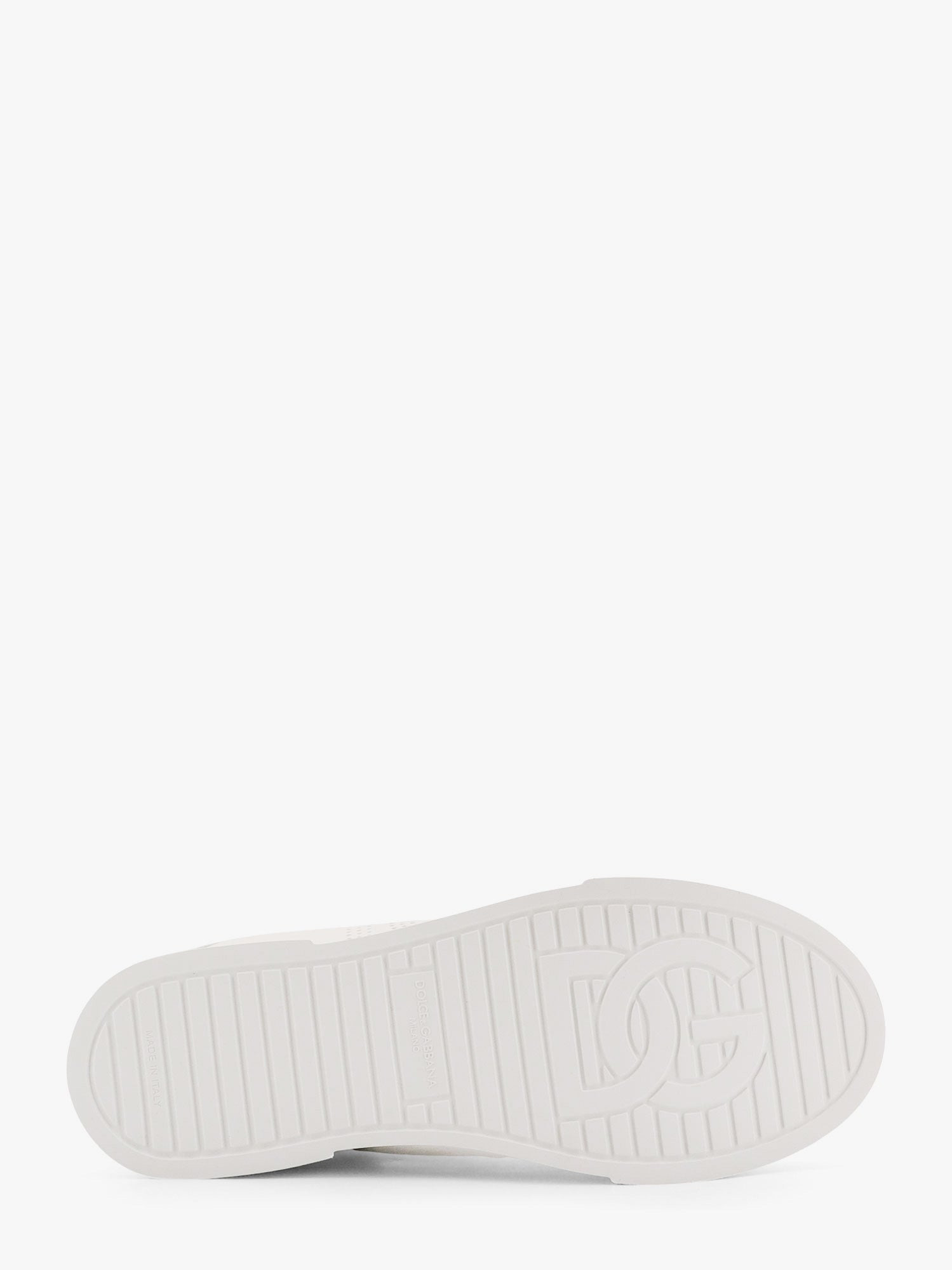 Dolce & Gabbana Portofino Low-Top Leather Sneakers With Lateral Monogram - 4