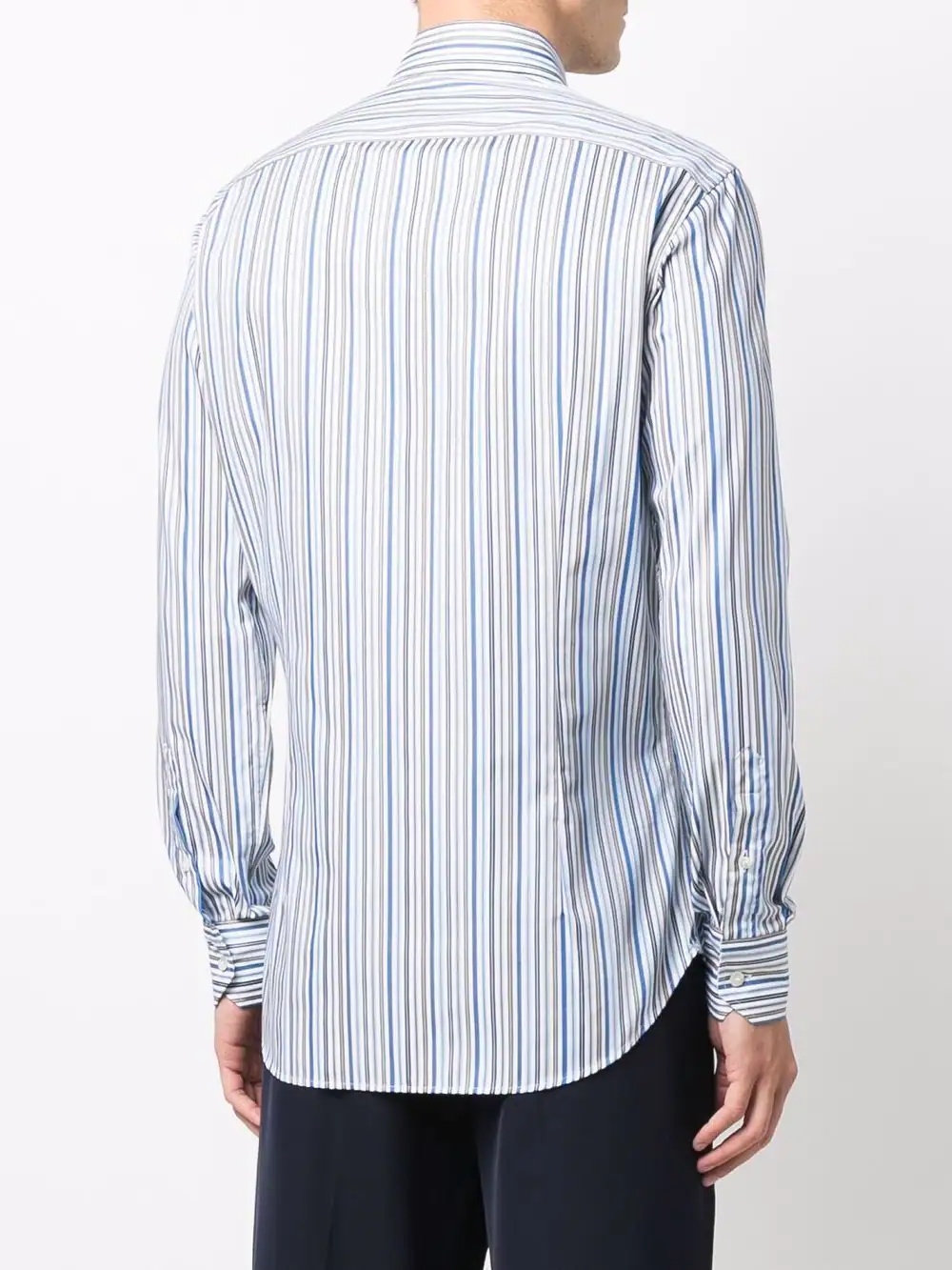 striped cotton shirt - 4