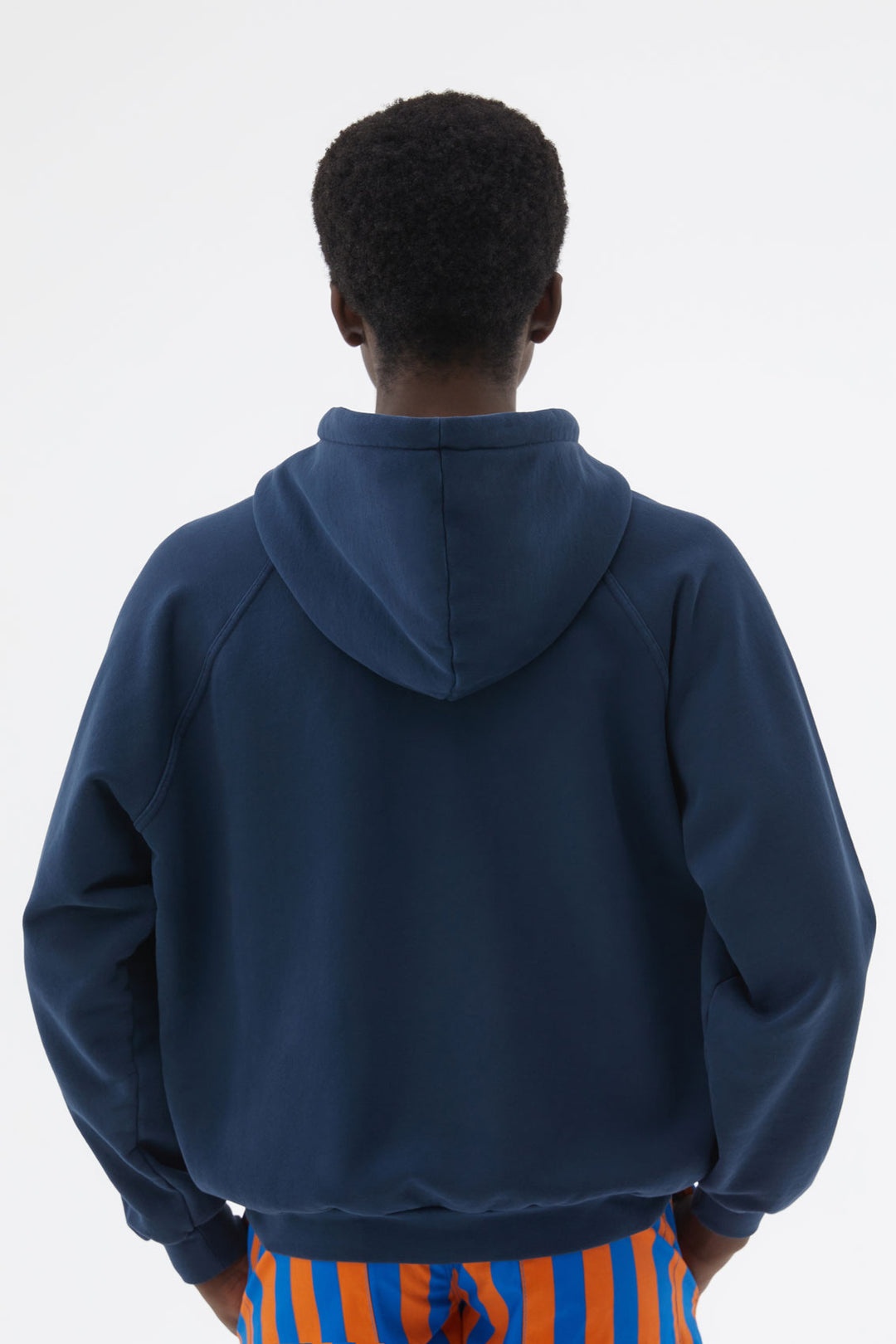 BLUE HOODIE WITH LOGO - 4