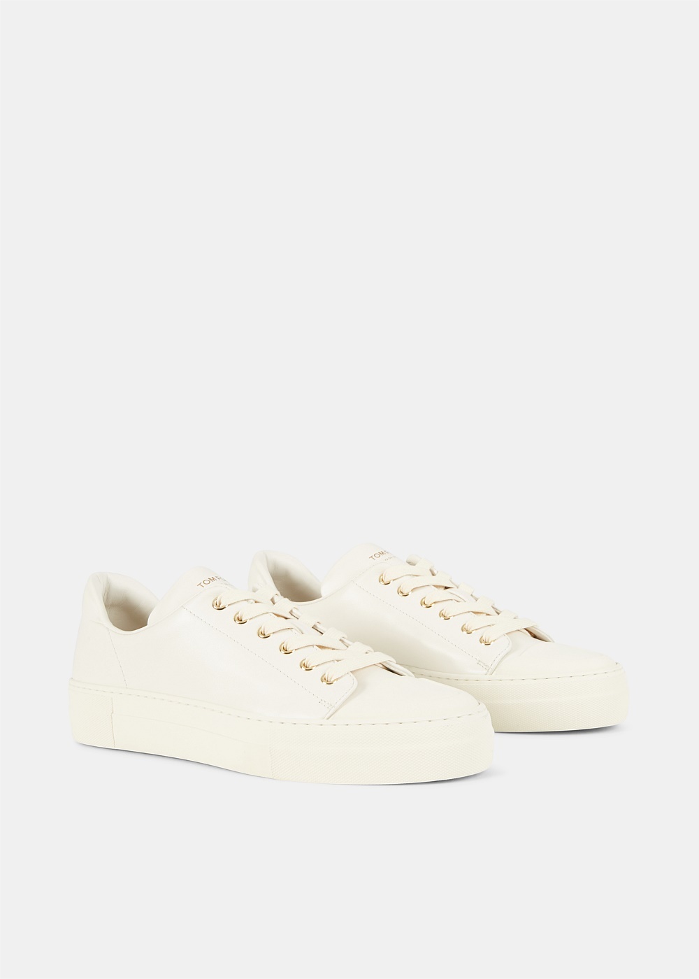 Chalk Leather Sneaker - 2