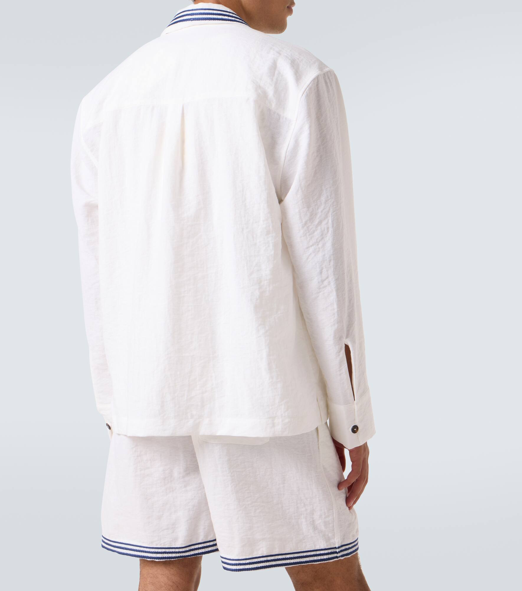 Embroidered overshirt - 4