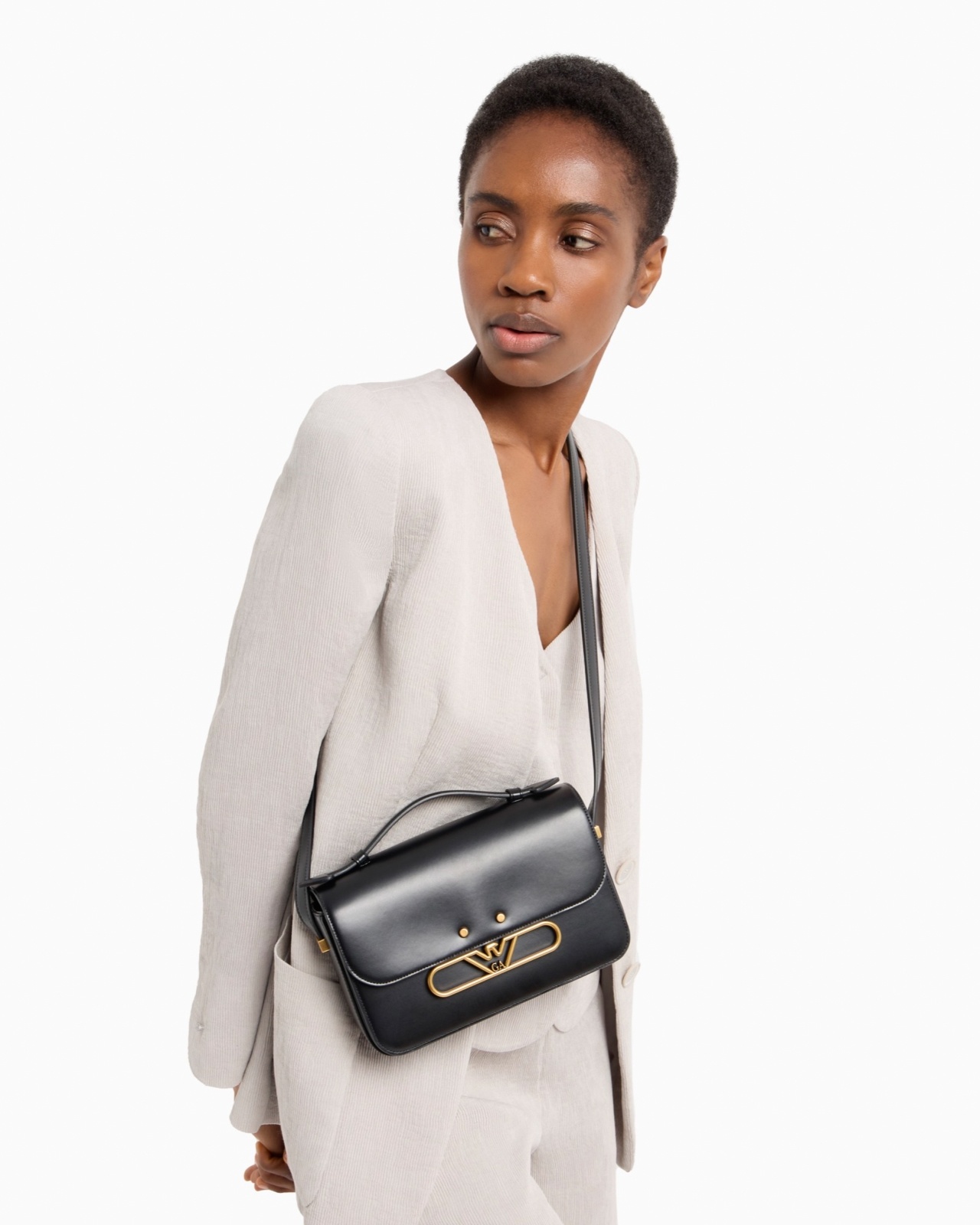 SINGLE-BREASTED JACKET IN FLUID CANNETÉ - 6