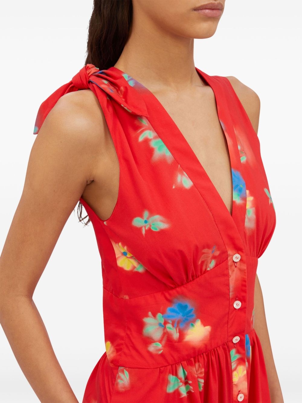 printed maxi dress - 5