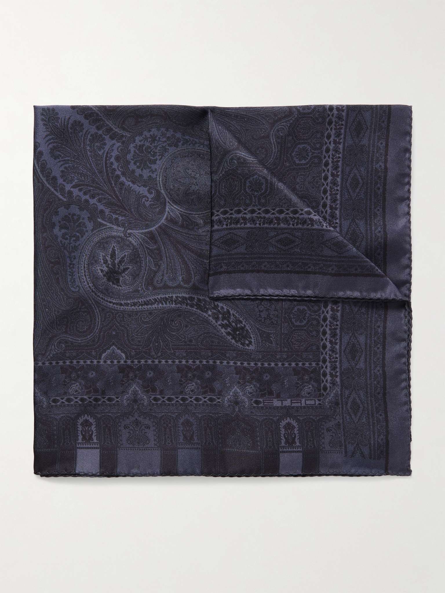 Paisley-Print Silk-Twill Pocket Square - 1