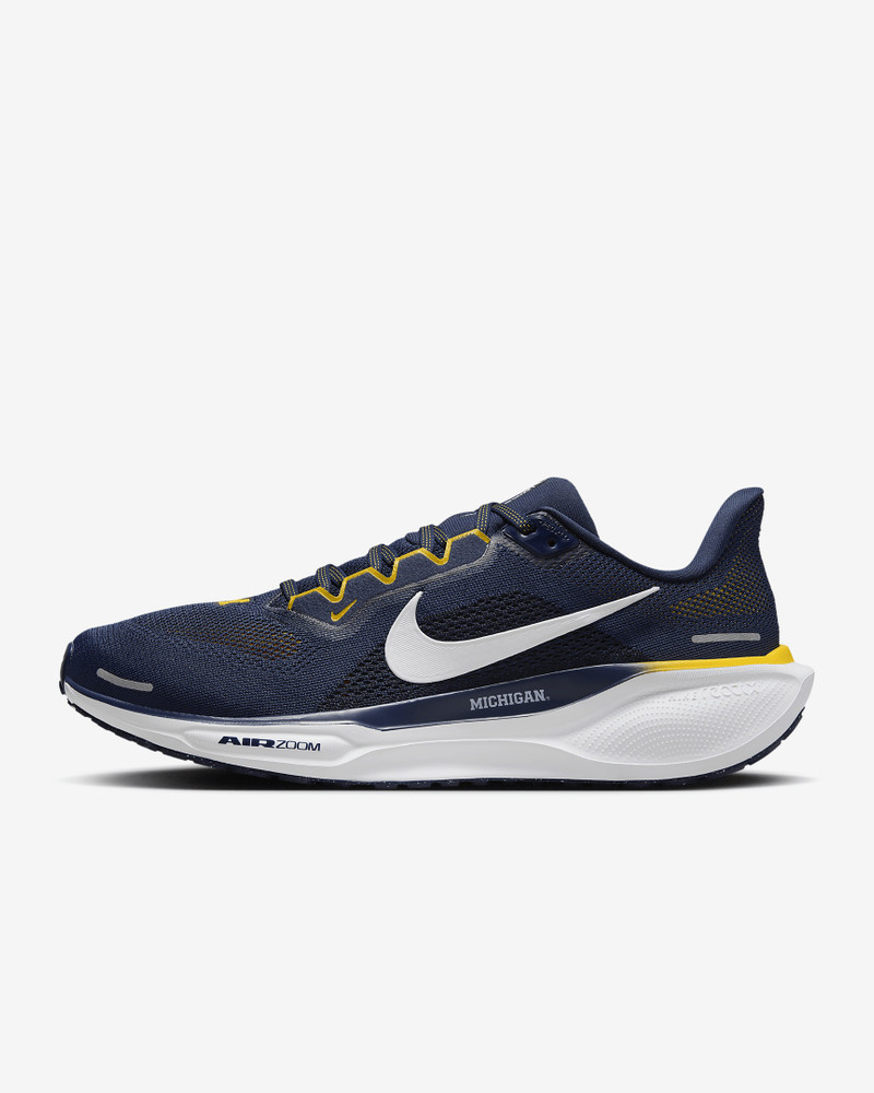 Michigan Pegasus 41 Men's Nike College Road Running Shoes - 1
