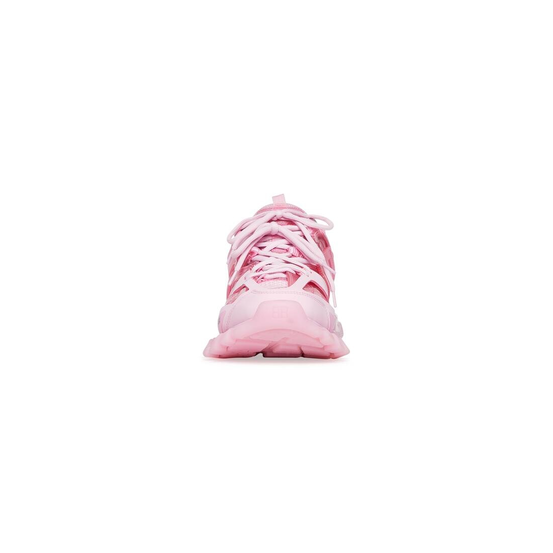 Women's Track Sneaker Clear Sole in Pink - 3