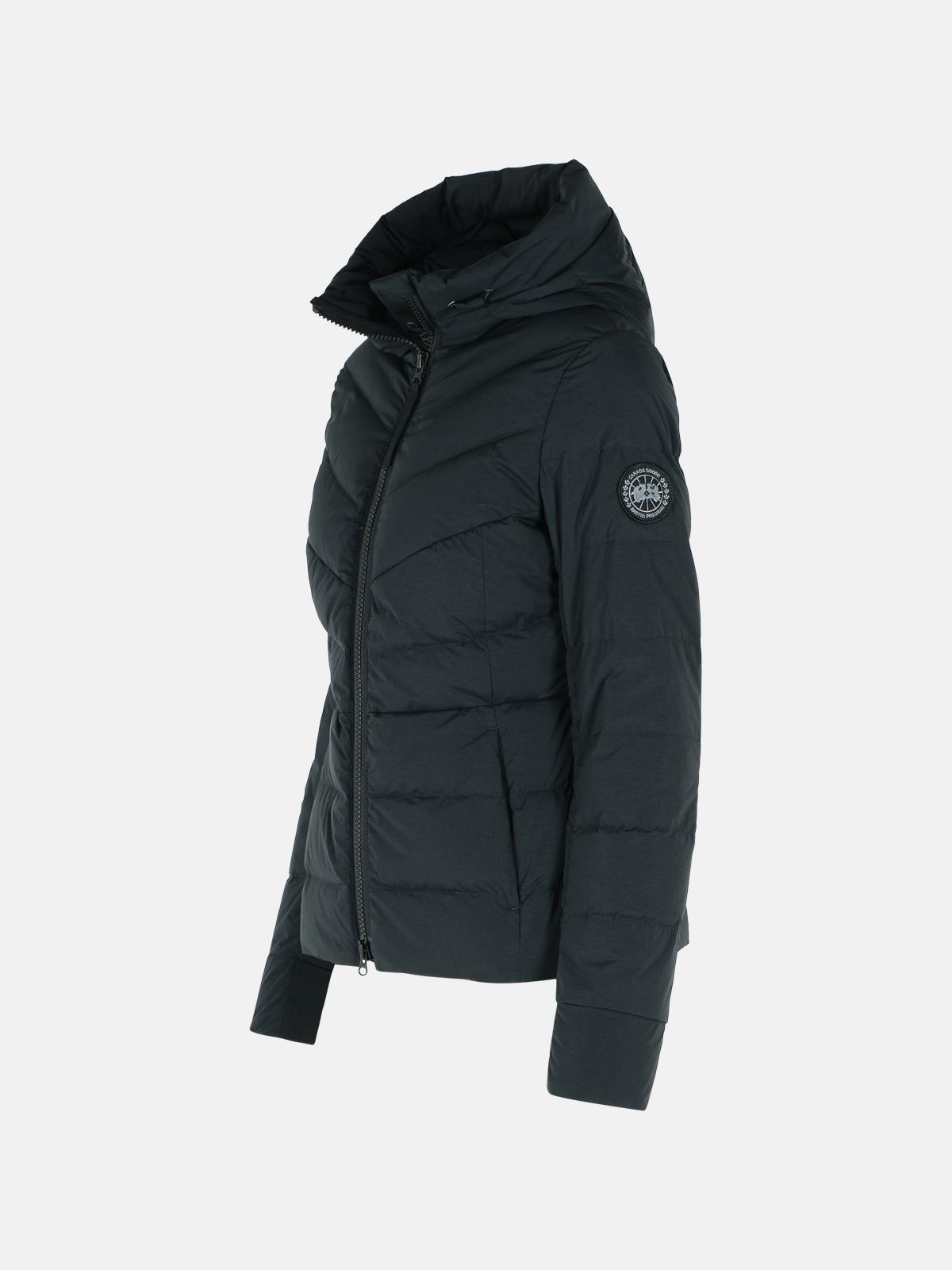 BLACK POLYAMIDE JACKET - 2