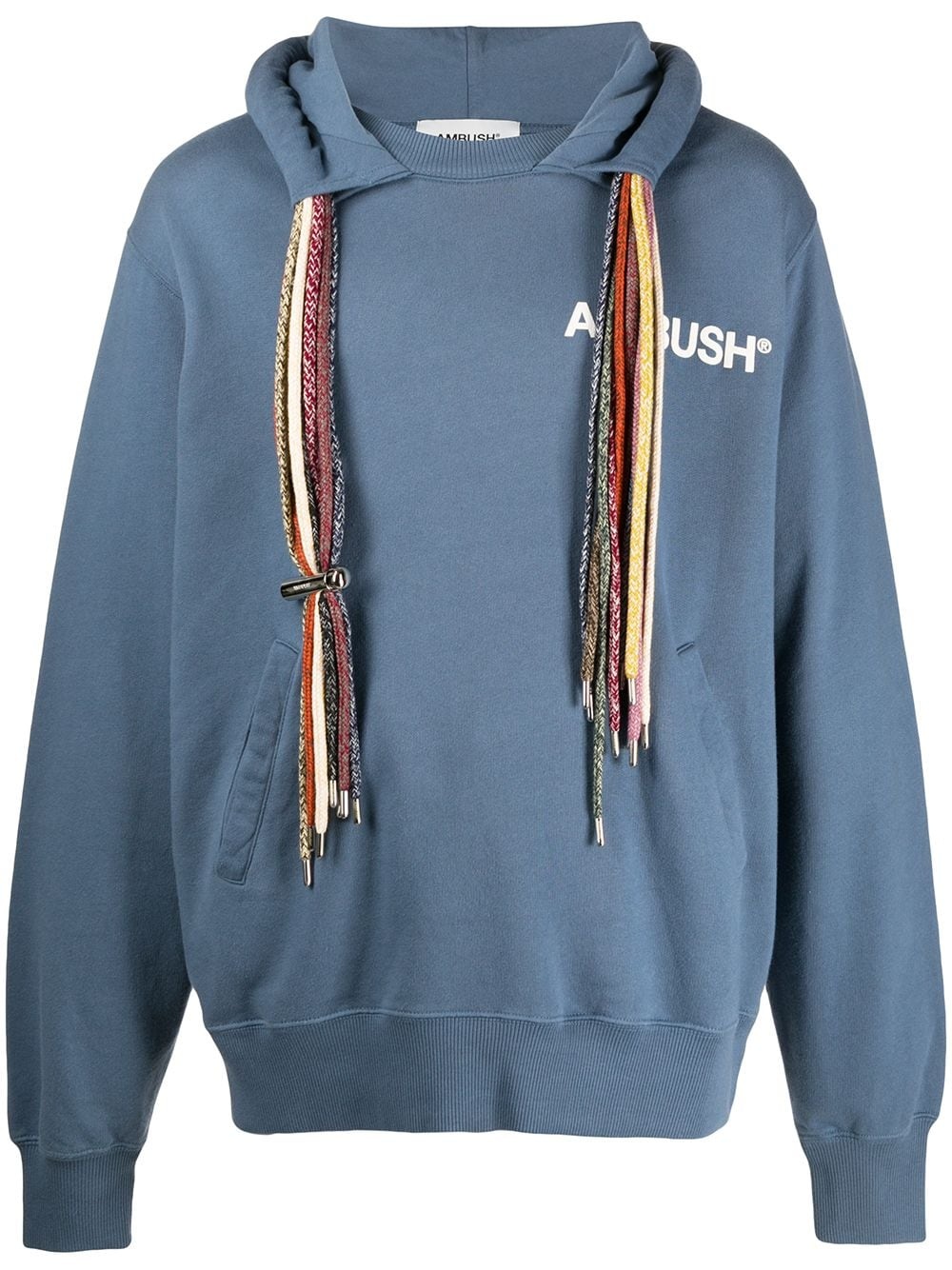 drawstring-embellished hoodie - 1