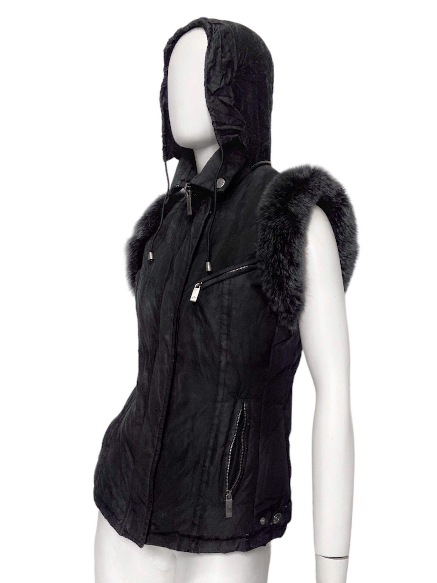 Gucci Fall 1998 Tom Ford Silk Quilted Down Puffer Vest 38 - 3