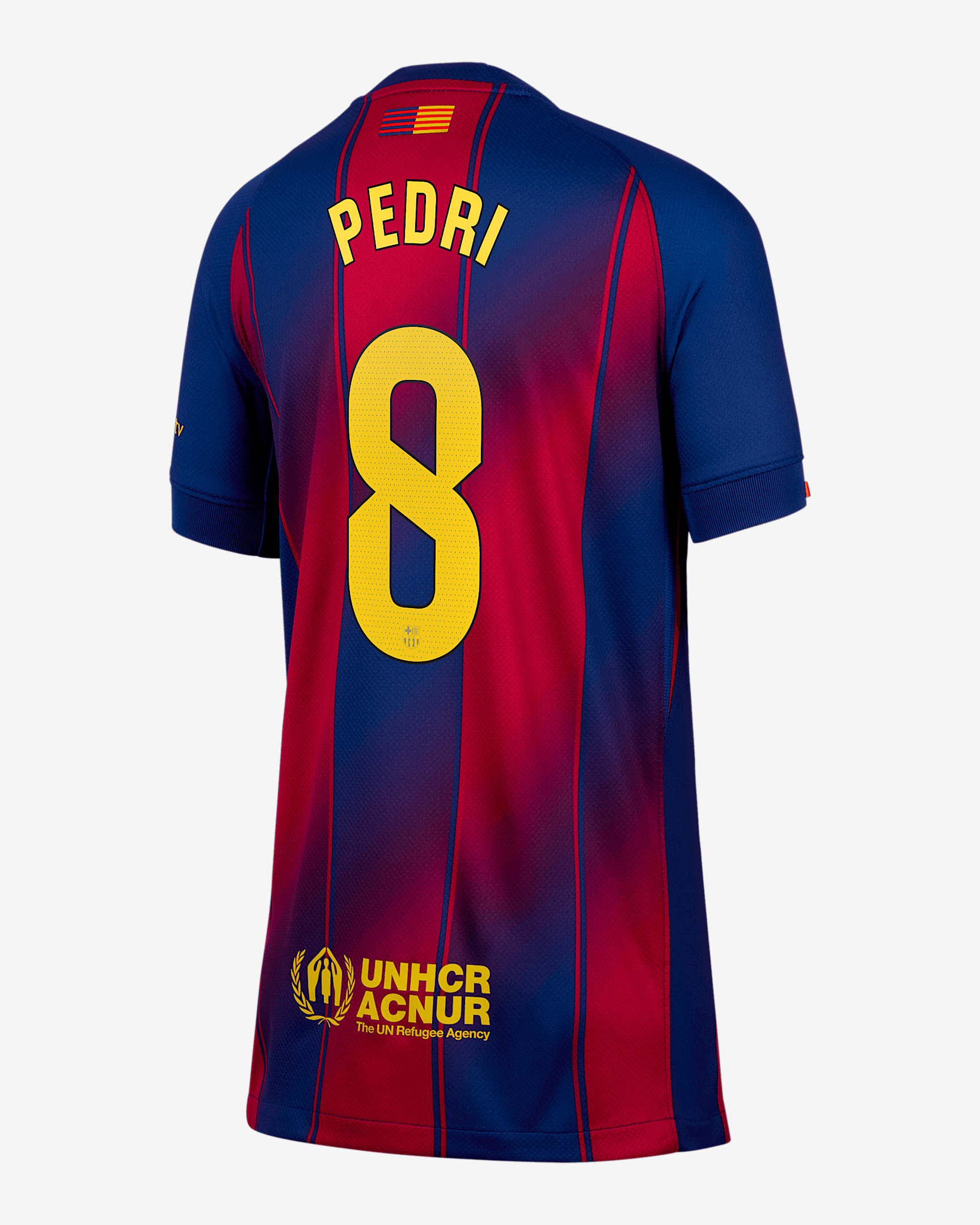 Pedri Barcelona 2025/26 Stadium Home Big Kids' Nike Dri-FIT Soccer Jersey - 2