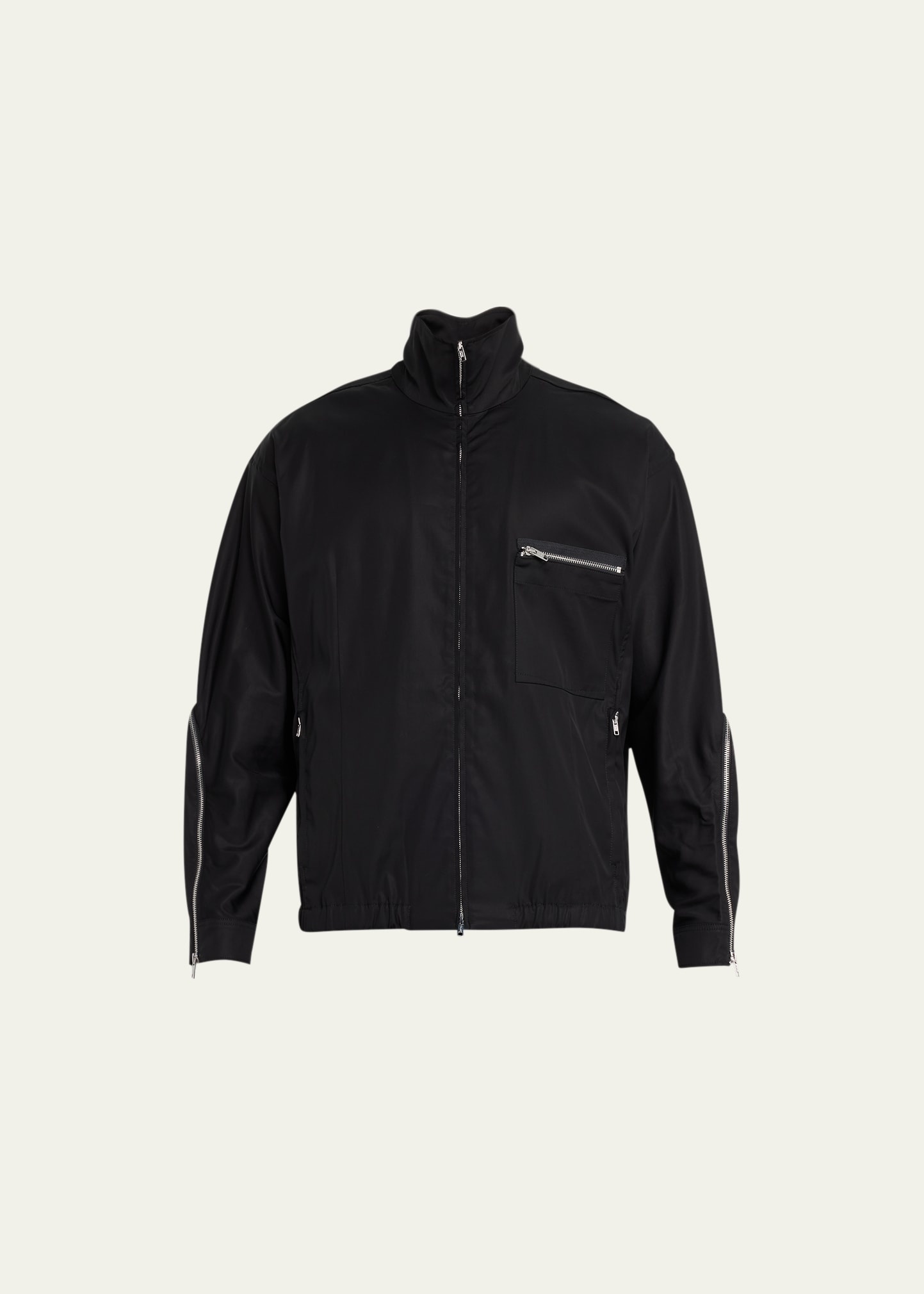 Men's Curve-Zip Blouson Jacket - 1