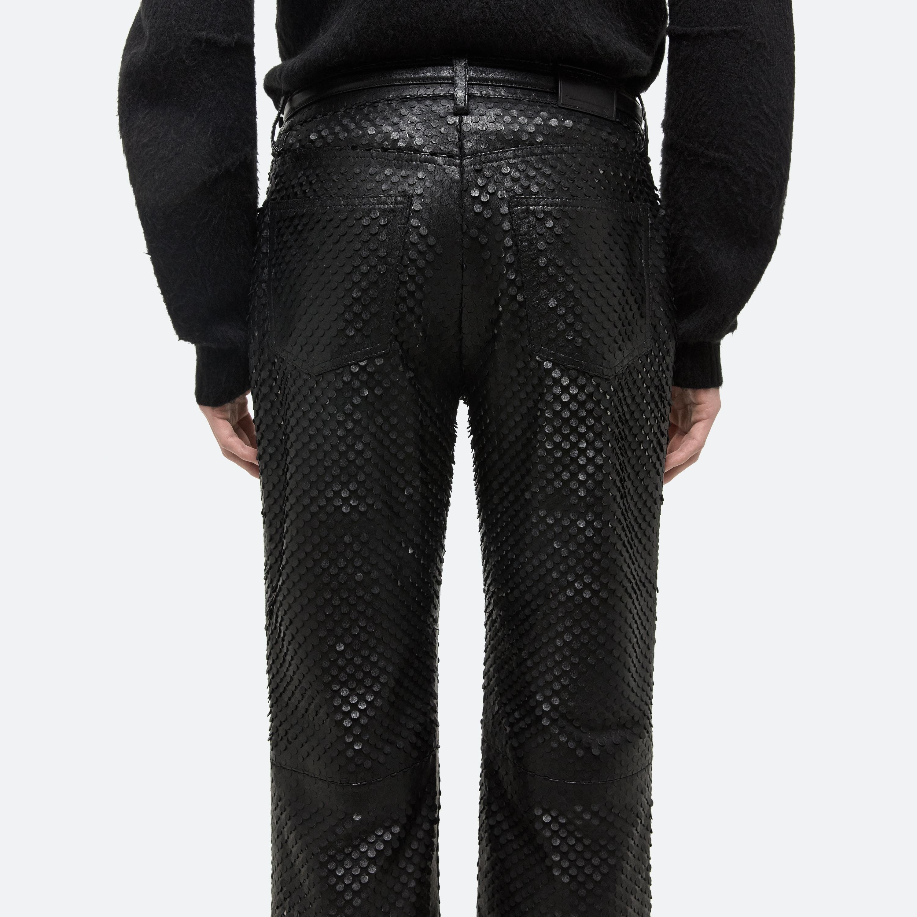 HOLE-PUNCHED WORKER PANTS - 6