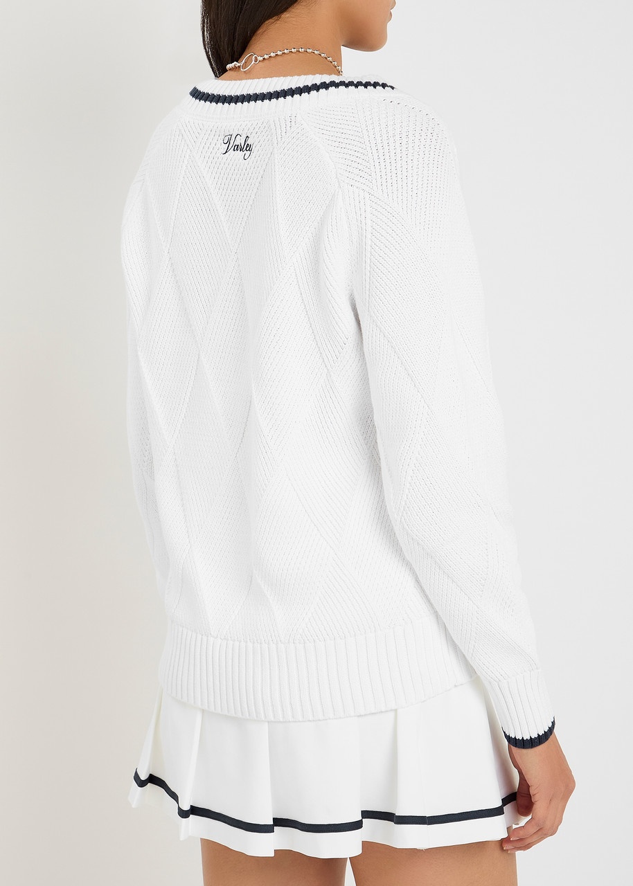 Varley Ray Diamond-knit Jumper - 3