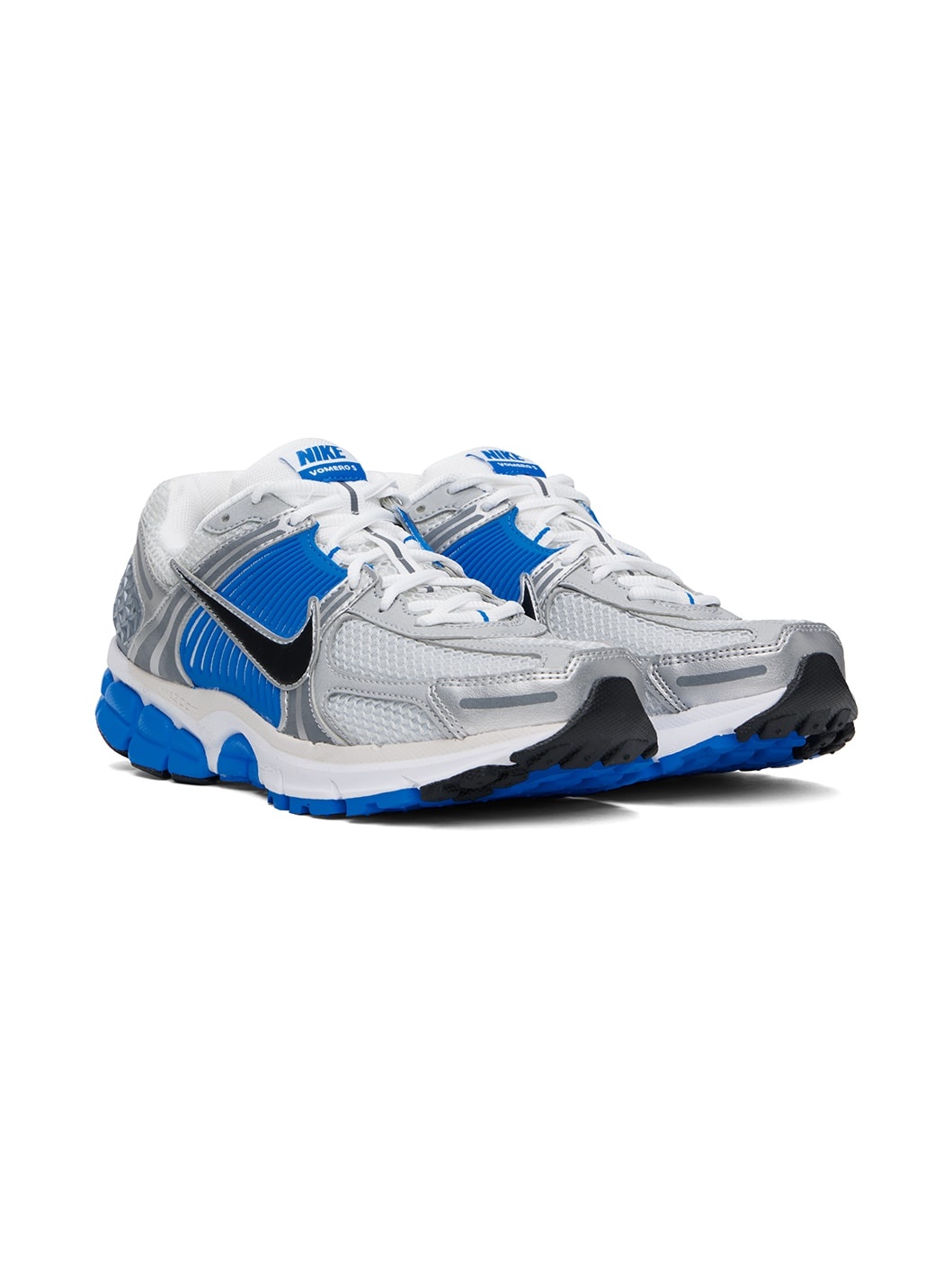 Silver & Blue Zoom Vomero 5 Sneakers - 4