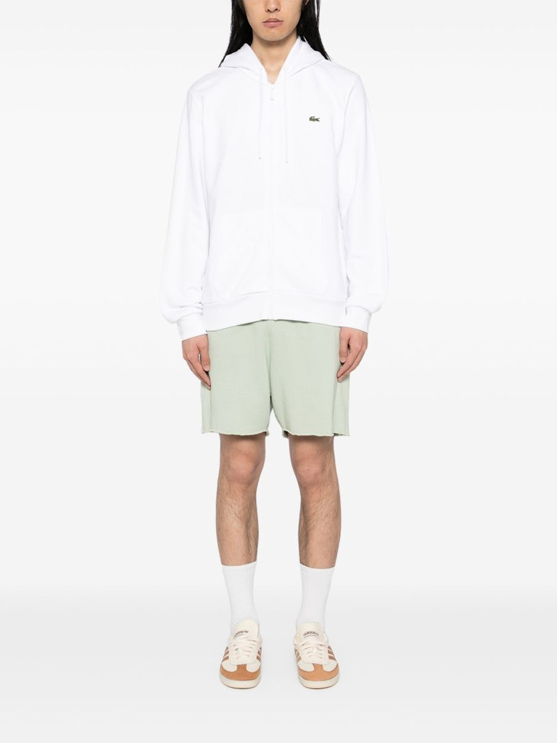 LACOSTE zipped fleece sweatshirt outlook