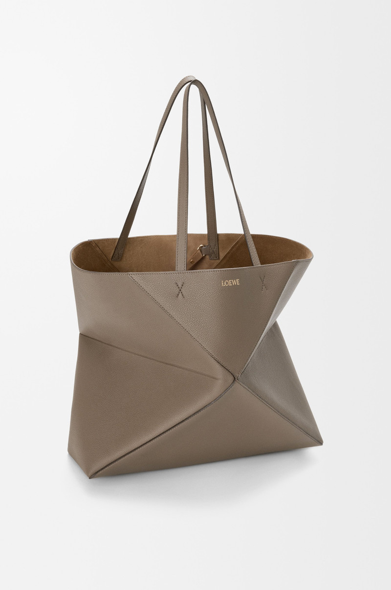Loewe Large horizontal Puzzle Fold tote in soft grained calfskin outlook