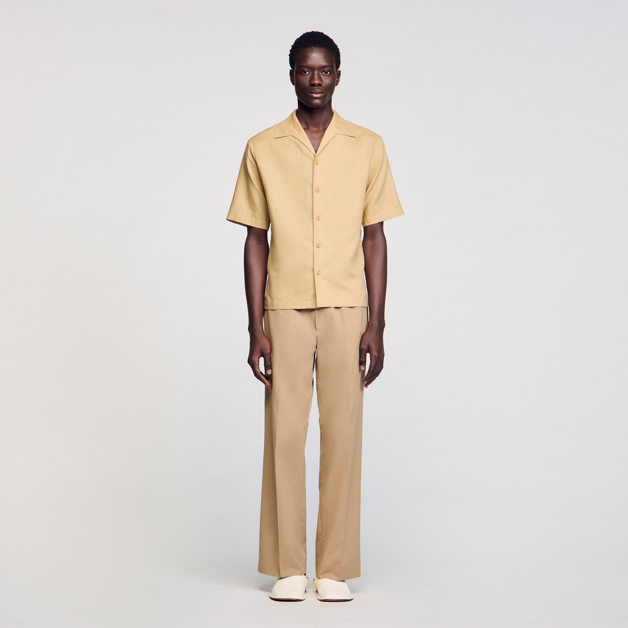 COTTON AND LINEN SHIRT - 2