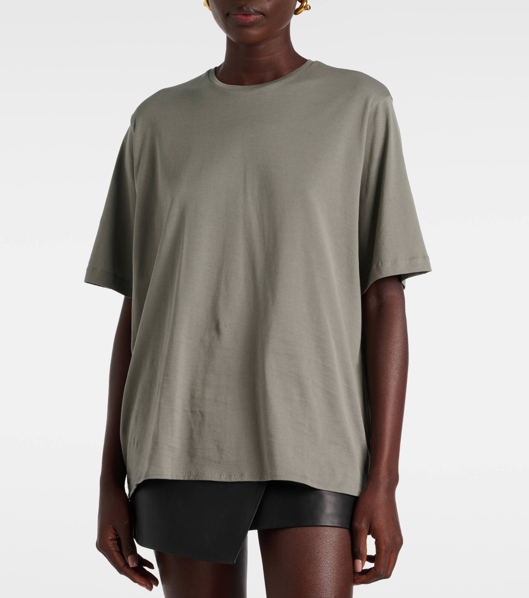 Harper cotton jersey T-shirt - 5