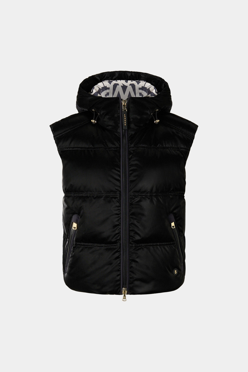 Livy Down vest in Black 1