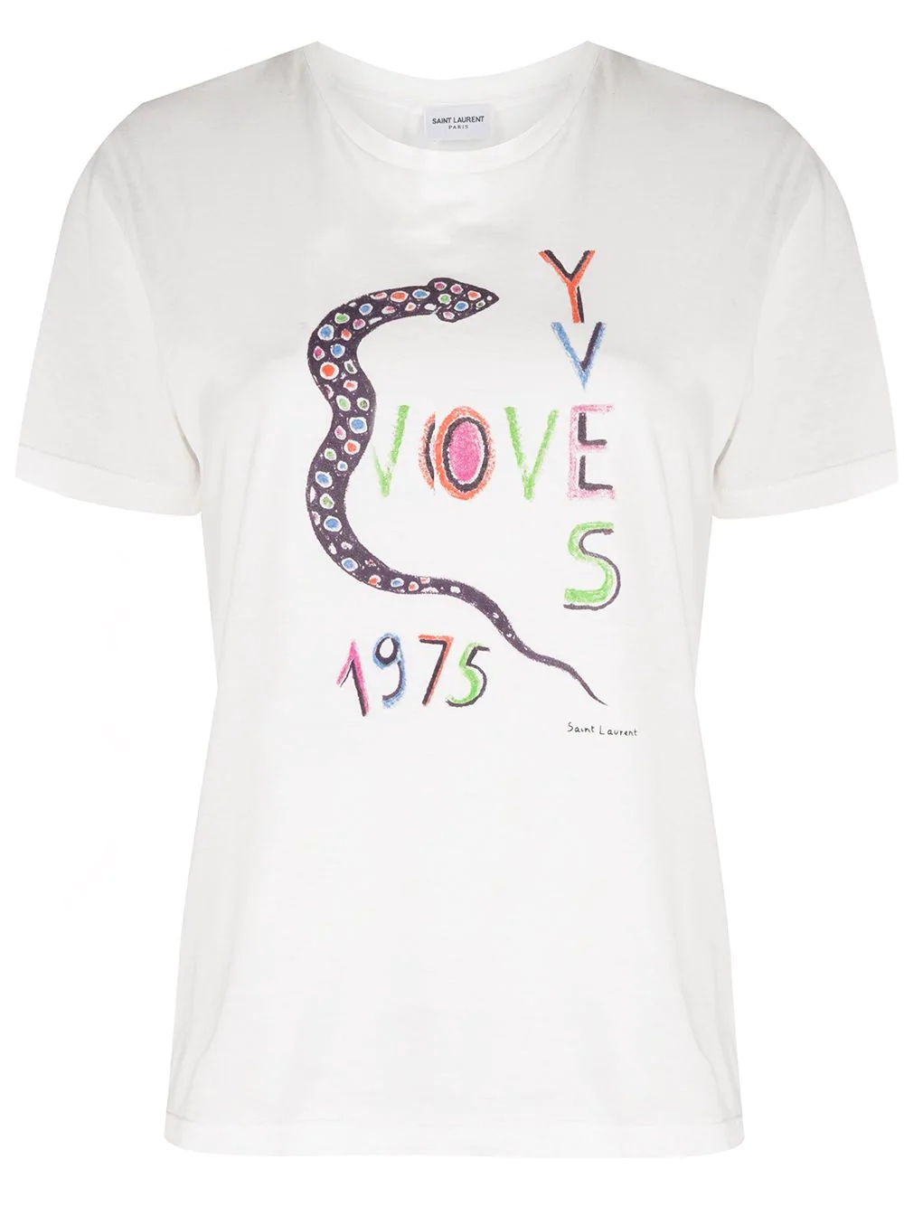 Love 1975 snake print T-shirt - 1