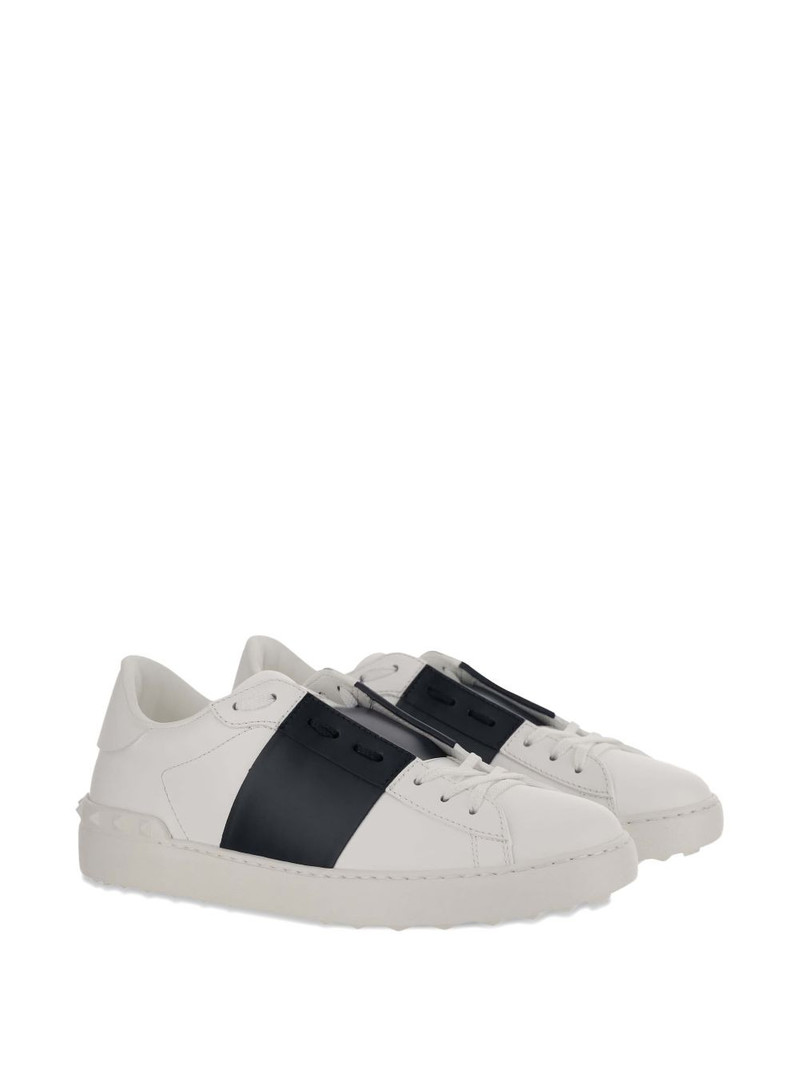Valentino Open leather sneakers outlook