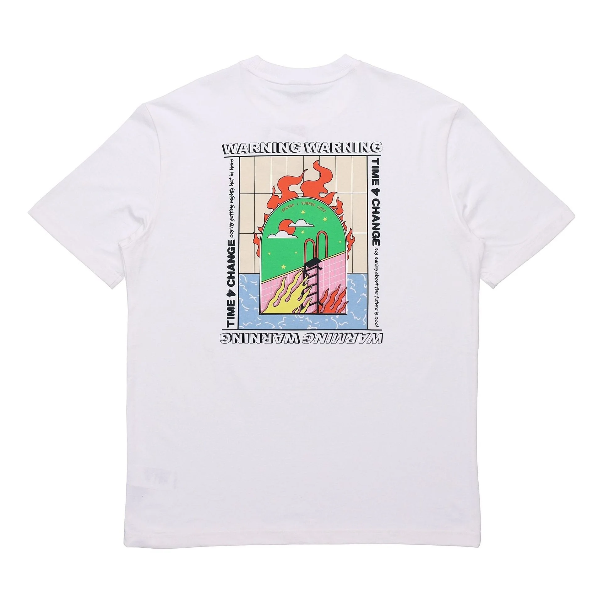 PUMA Back Pattern Printing Short Sleeve White 597337-02 - 1