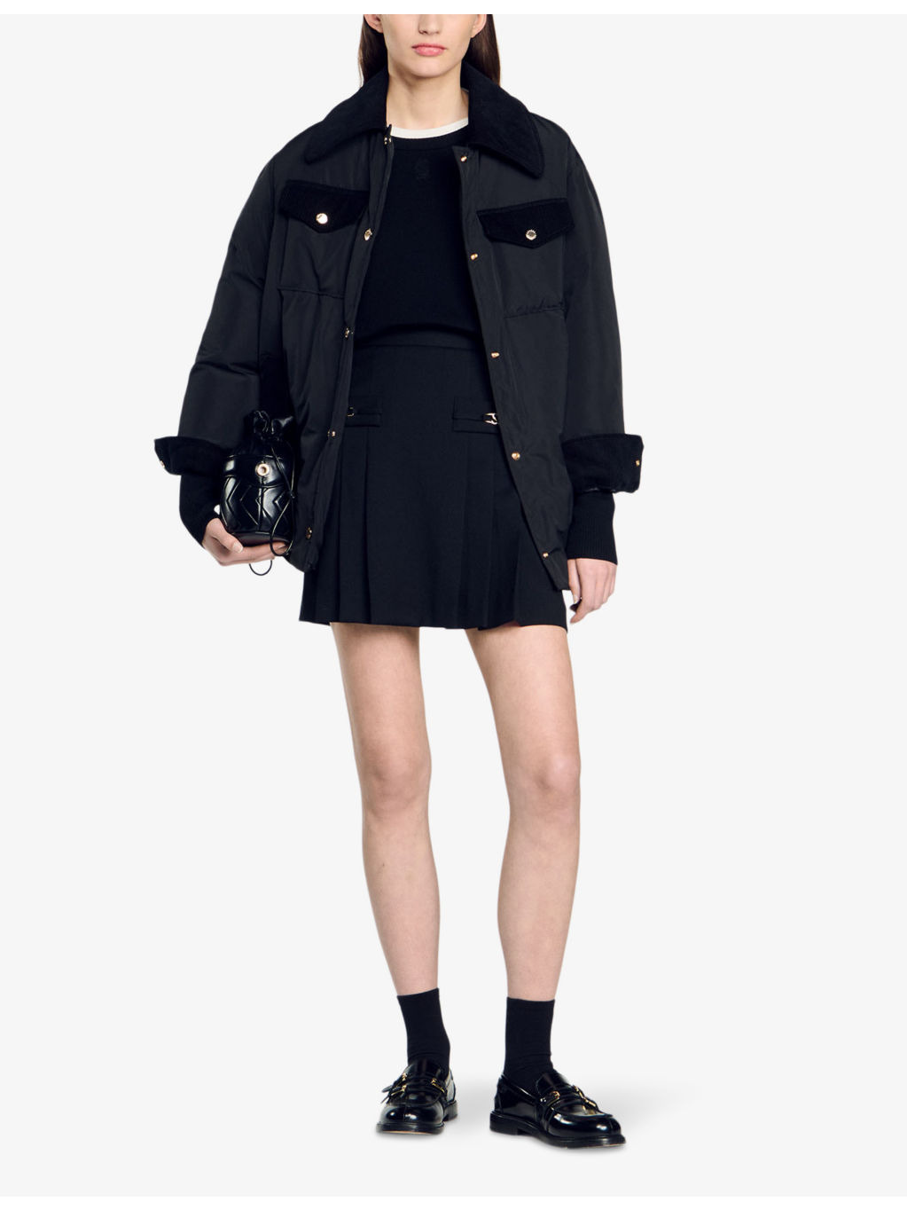 Contrast-trim knitted jumper - 2