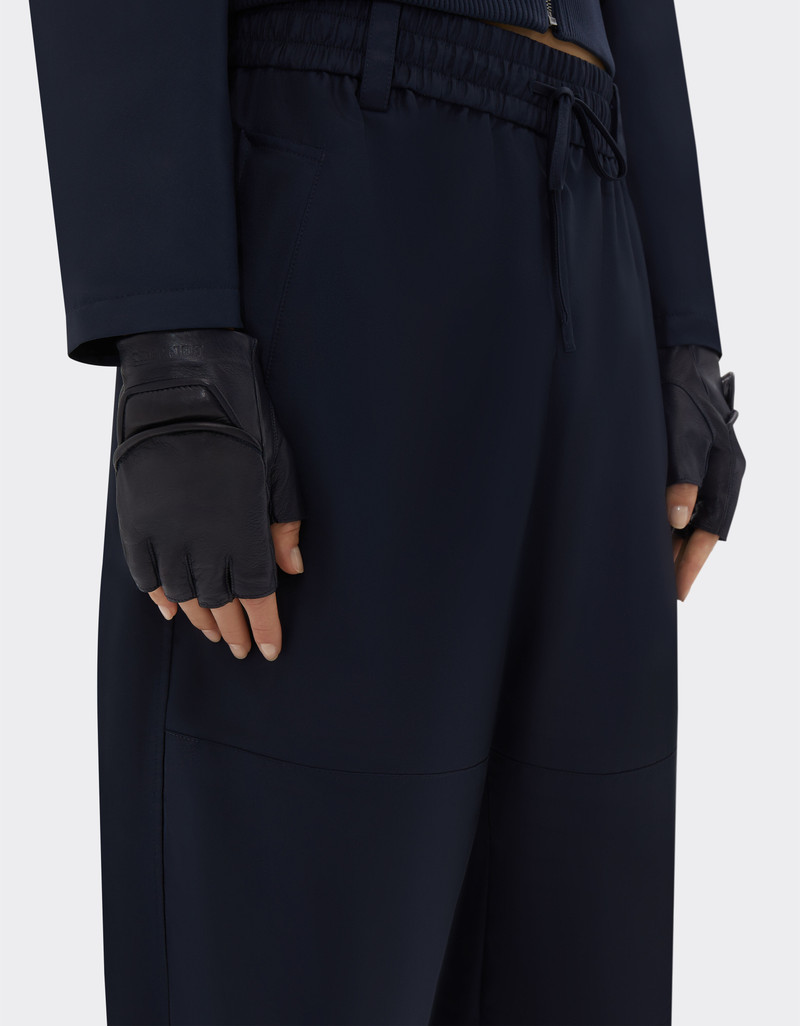Fingerless gloves in nappa leather 3