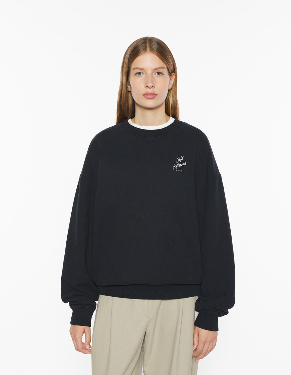 CAFE KITSUNE RELAX SWEATSHIRT - 3