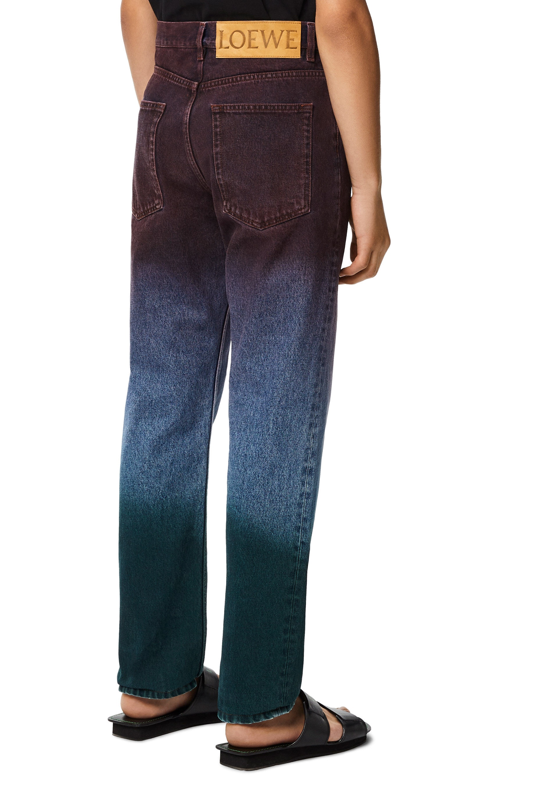 Tricolour trousers in denim - 4