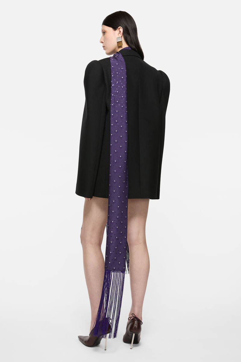 Double-breasted wool suit - Black 4