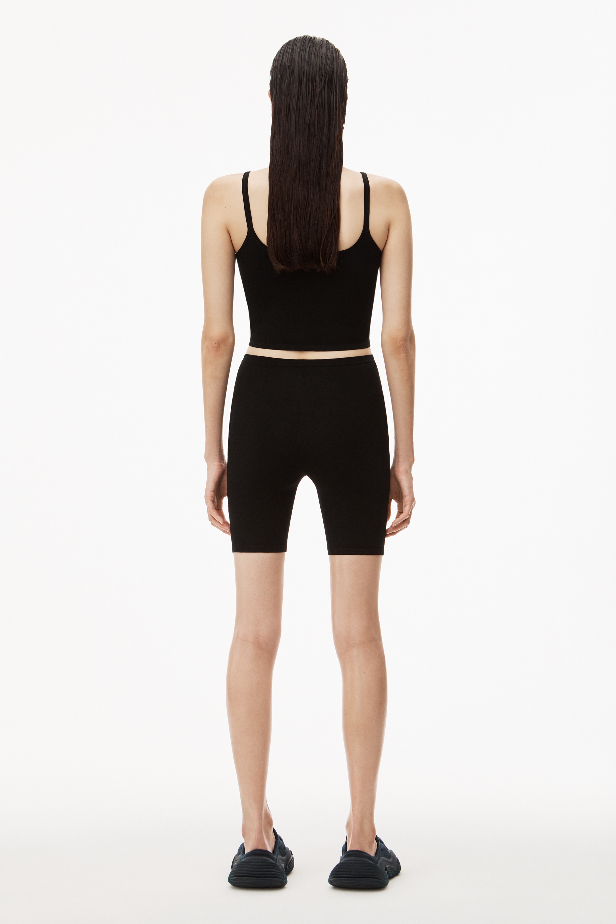 BIKE SHORTS IN STRETCH VISCOSE KNIT - 4