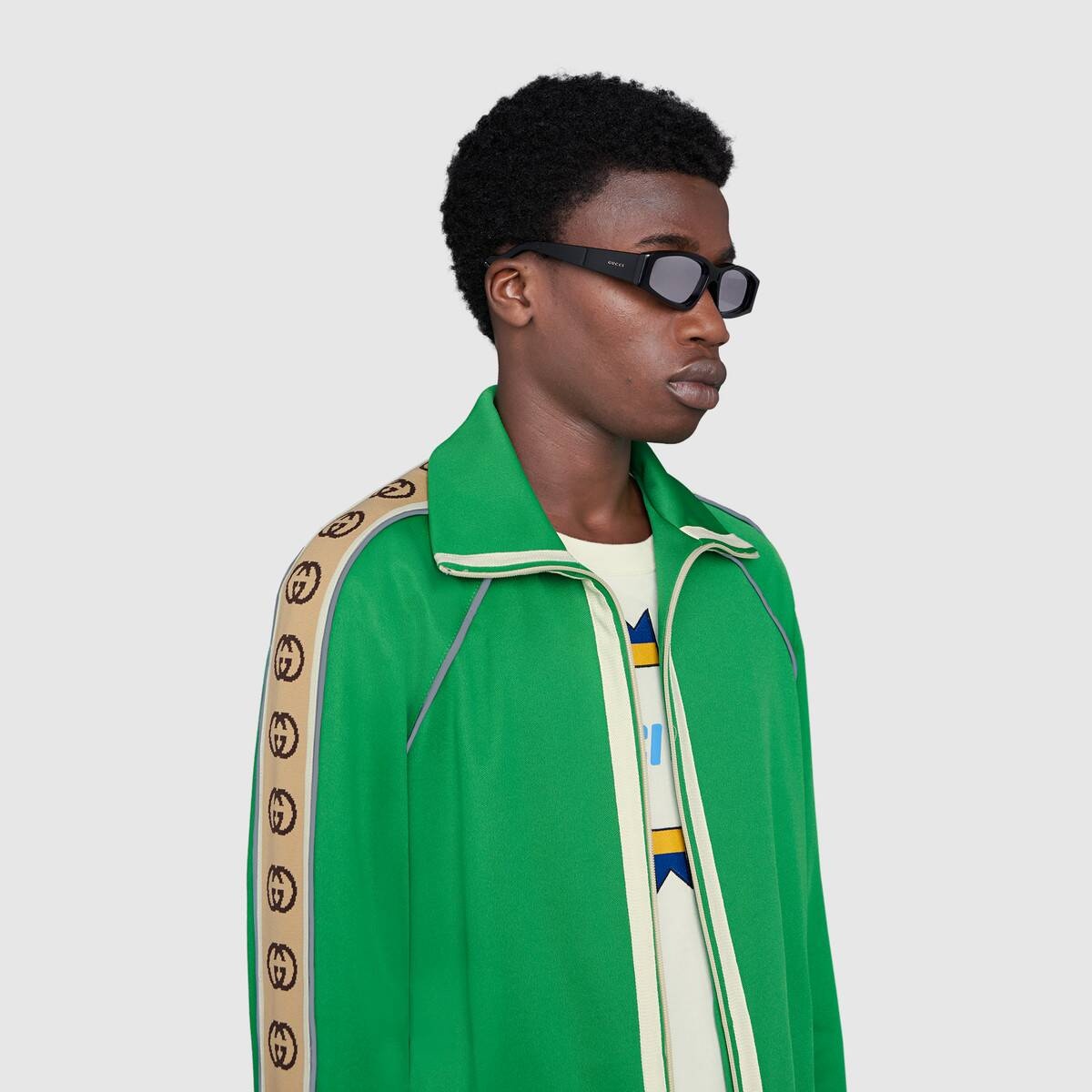 Oversize technical jersey jacket - 5