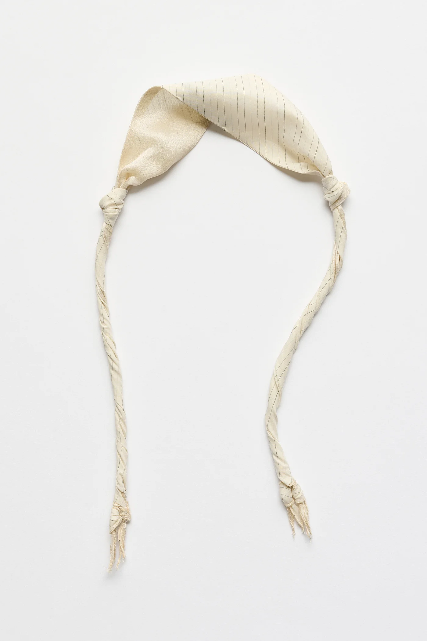 Twisted Tie Faded Bone Windstripe Lyocell - 1