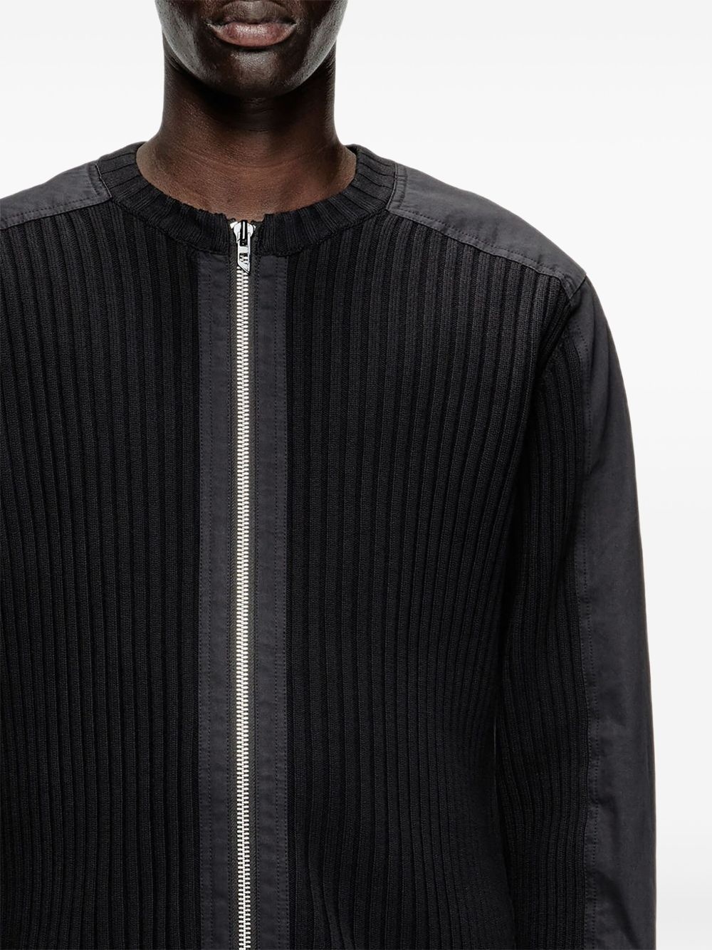 K-Matty ribbed zip-up cardigan - 5