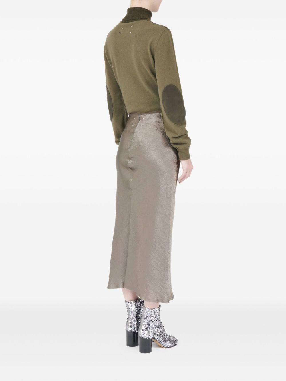 bias-cut midi skirt - 4