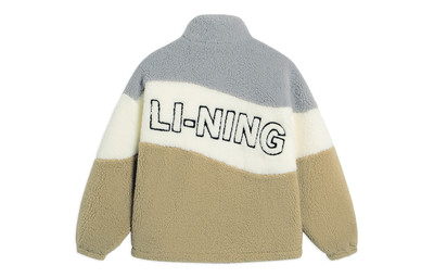 Li-Ning Li-Ning Embroidered Color Block Polar Fleece Jacket 'Multi-Color' AFDSD23-1 outlook