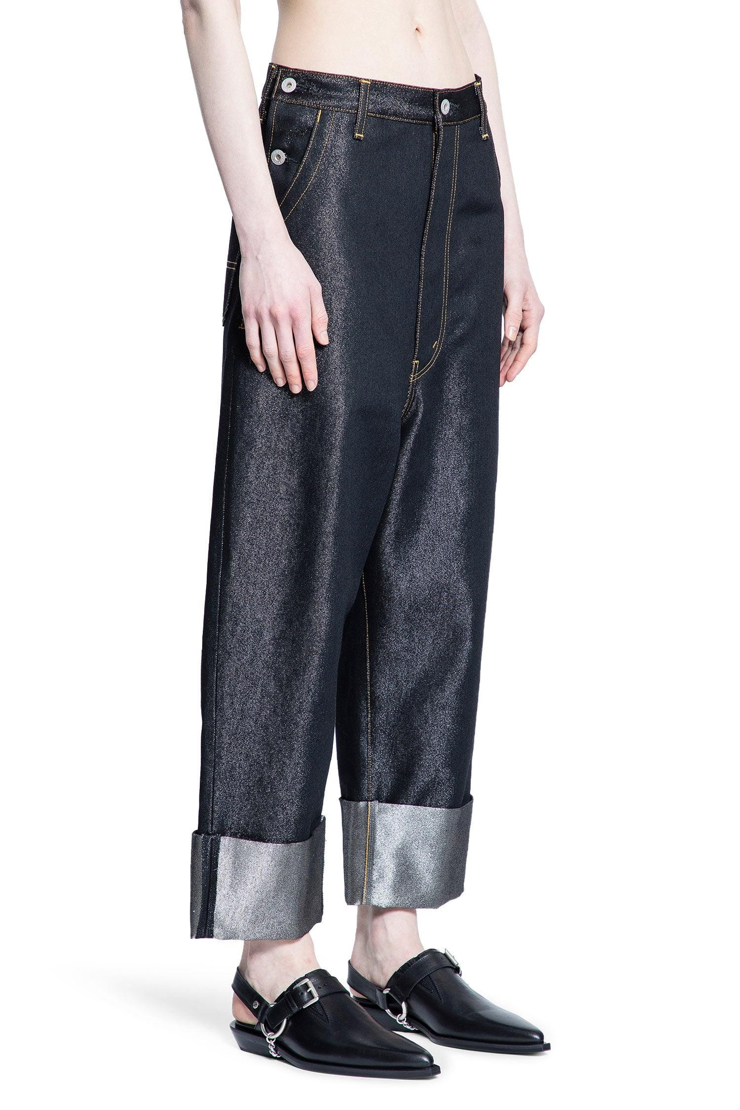 Cotton-Cupro-Polyester-Turn-Up-Jeans - 2