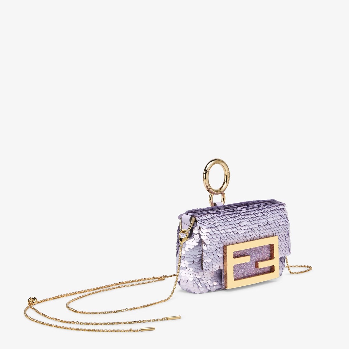 Lilac sequin charm - 2