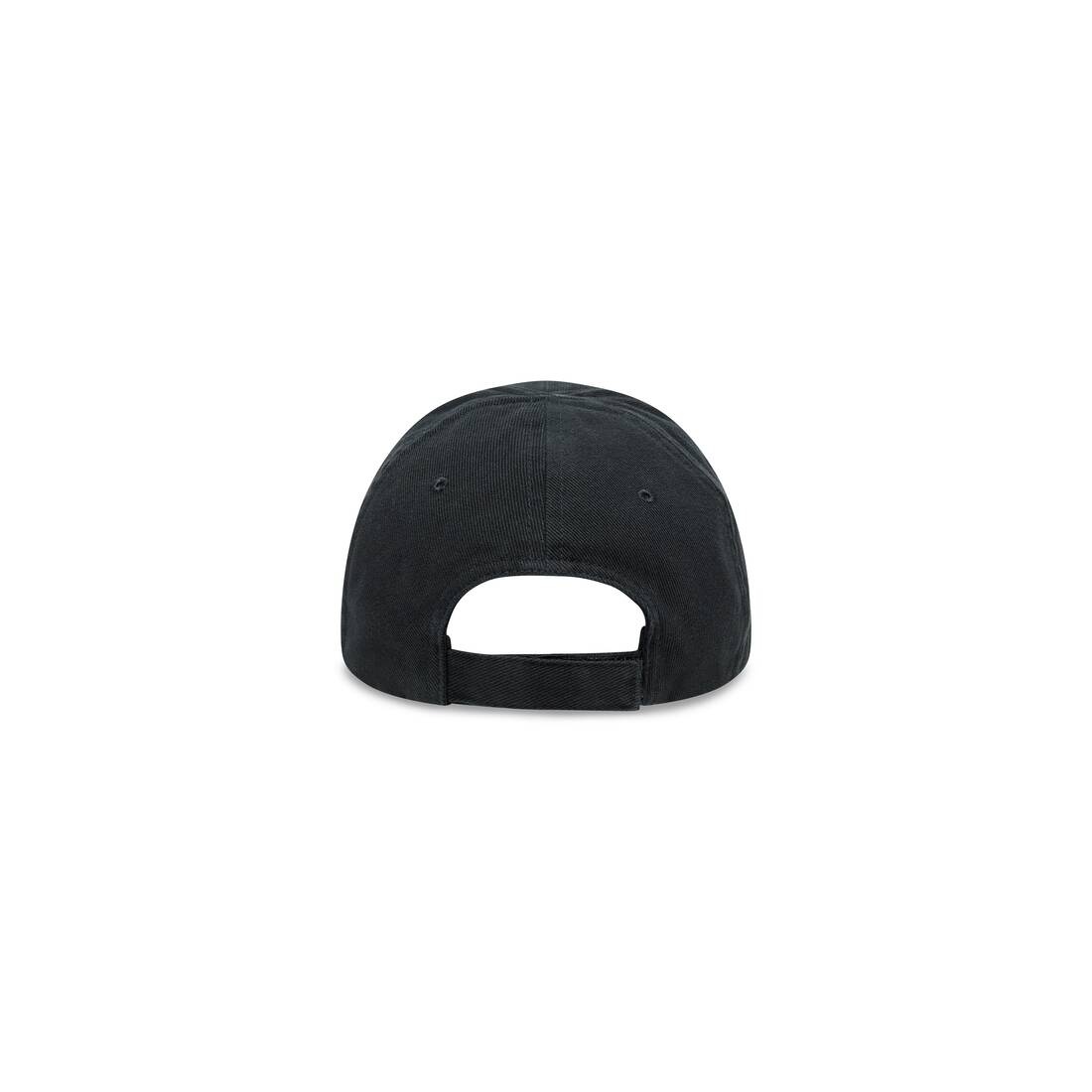 Hand Drawn Bb Icon Cap in Black - 3