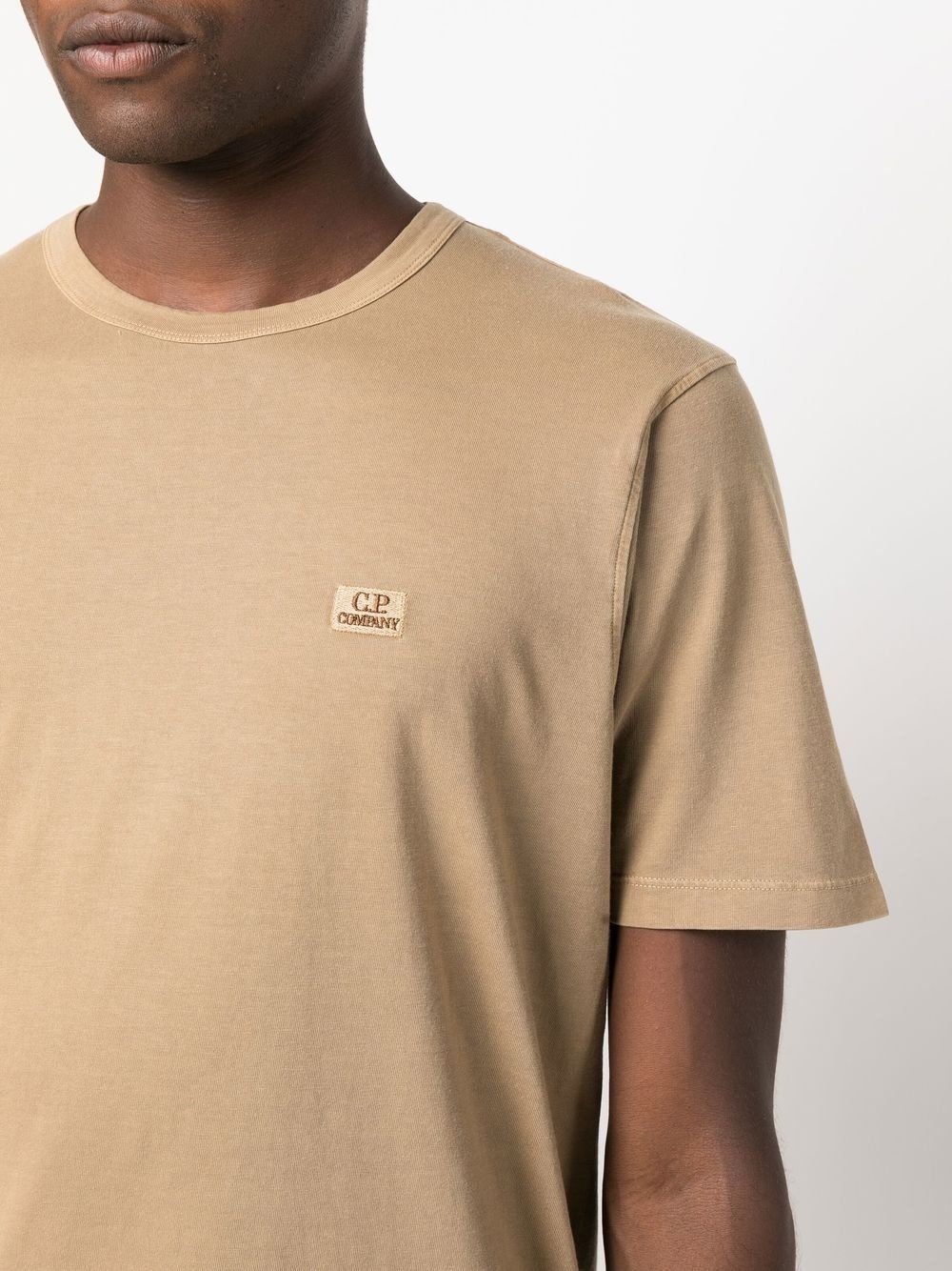 embroidered-logo detail T-shirt - 5