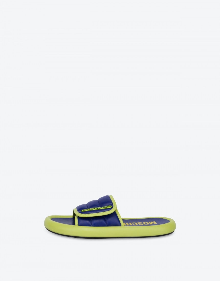 PUFFY CALFSKIN SANDALS - 2