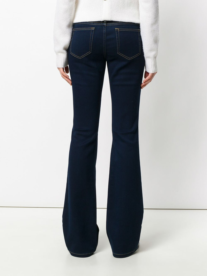 mid-rise flared jeans 4