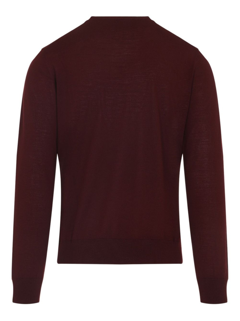 GIORGIO ARMANI crew-neck wool sweater outlook